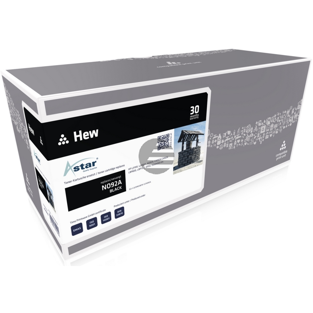Astar Toner-Kartusche schwarz (AS10019) ersetzt 92A