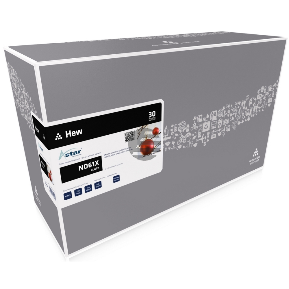Astar Toner-Kartusche schwarz HC (AS10068) ersetzt 61X