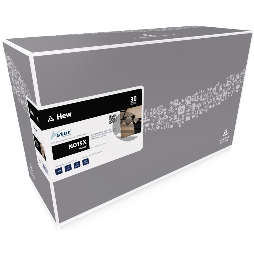 Astar Toner-Kartusche schwarz HC (AS10066) ersetzt 15X
