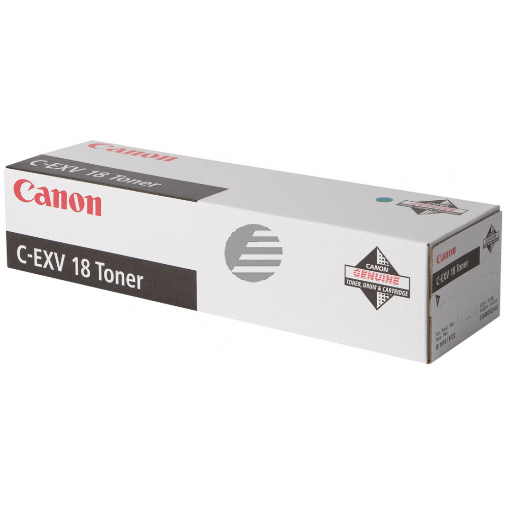 Canon Toner-Kit schwarz (0386B002, C-EXV18BK)