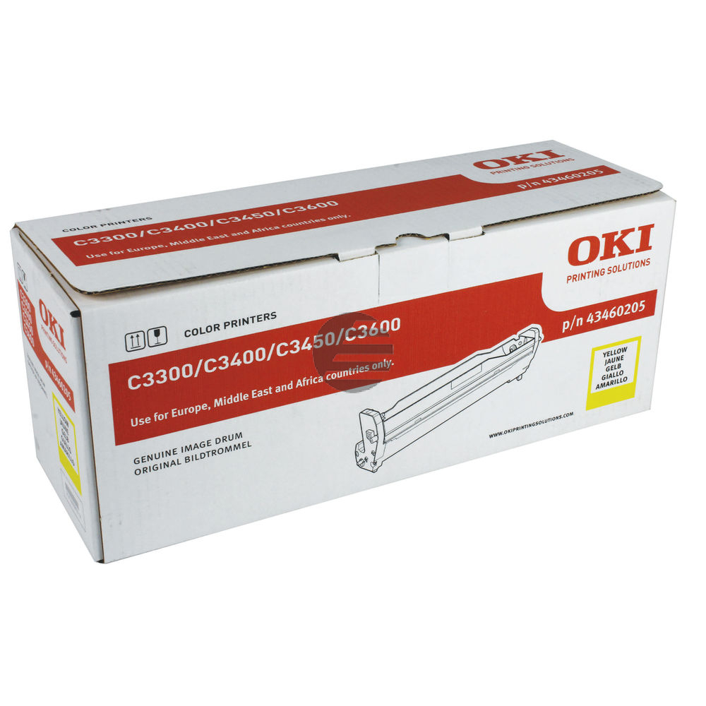 OKI Fotoleitertrommel gelb (43460221)