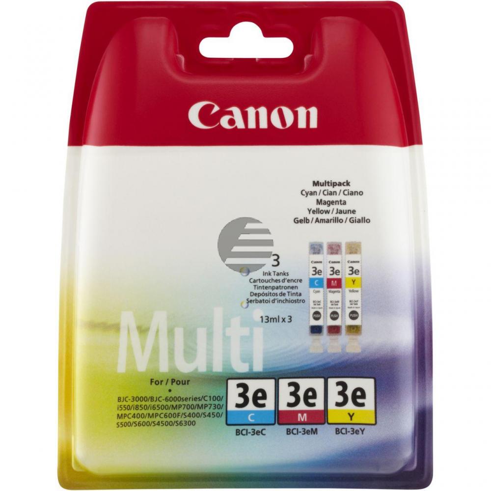 Canon Tintenpatrone gelb, cyan, magenta (4480A265, BCI-3EC, BCI-3EM, BCI-3EY) Canon Tintenpatrone gelb, cyan, magenta (4480A265, BCI-3EC, BCI-3EM, BCI-3EY)