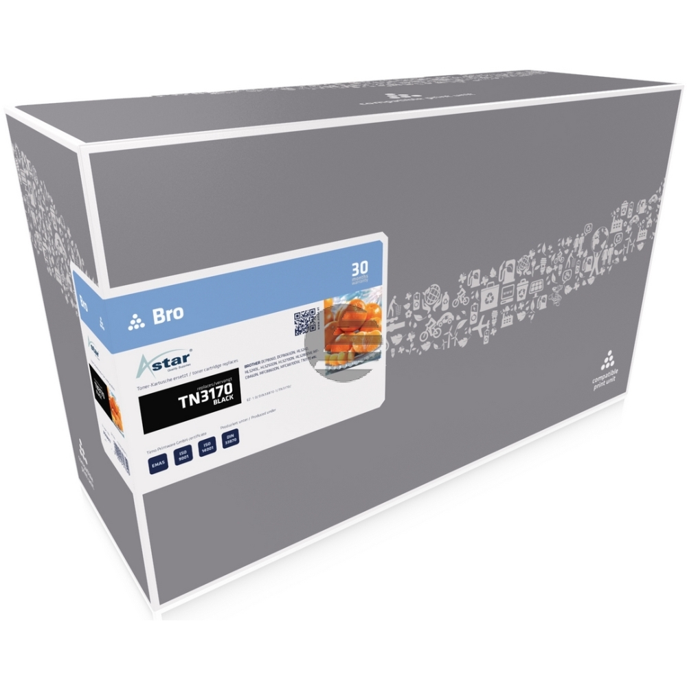 Astar Toner-Kit schwarz HC (AS10317) ersetzt TN-3170