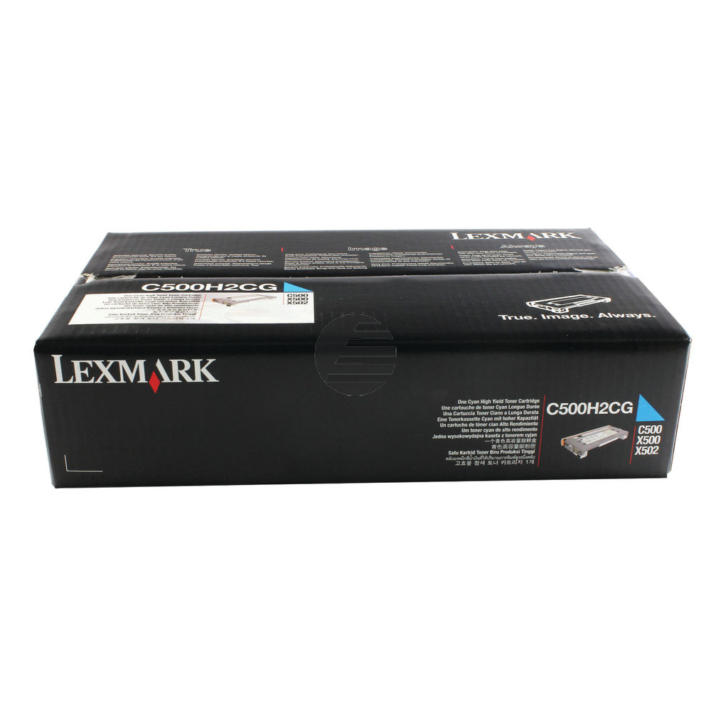 Lexmark Toner-Kartusche cyan HC (C500H2CG)