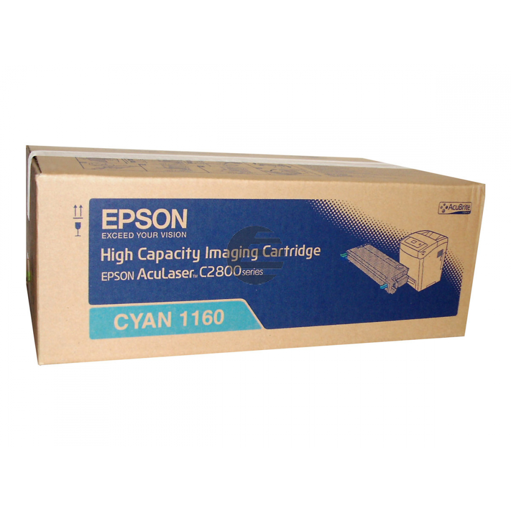 Epson Toner-Kit cyan HC (C13S051160, 1160)