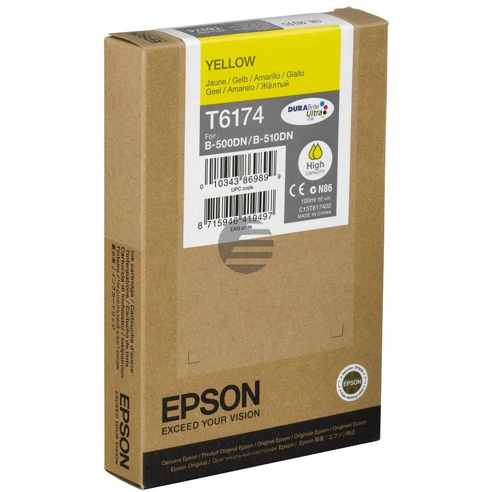 Epson Tintenpatrone gelb HC (C13T617400, T6174)