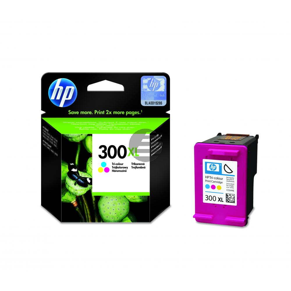 HP Tintendruckkopf cyan/magenta/gelb HC (CC644EE, 300XL)