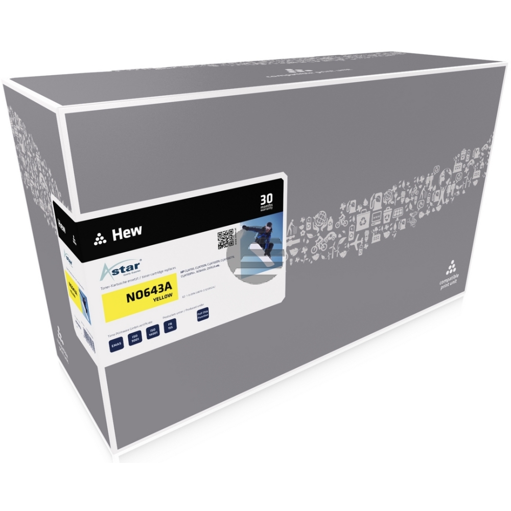 Astar Toner-Kartusche gelb (AS13952) ersetzt 643A