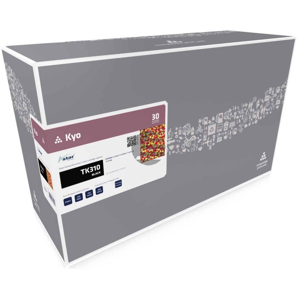 Astar Toner-Kit schwarz (AS10310) ersetzt TK-310