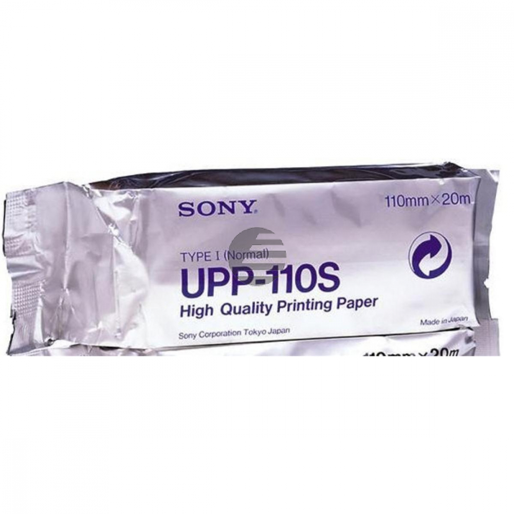 Sony Thermo-Transfer-Papier Standard schwarz/weiß (UPP-110S)