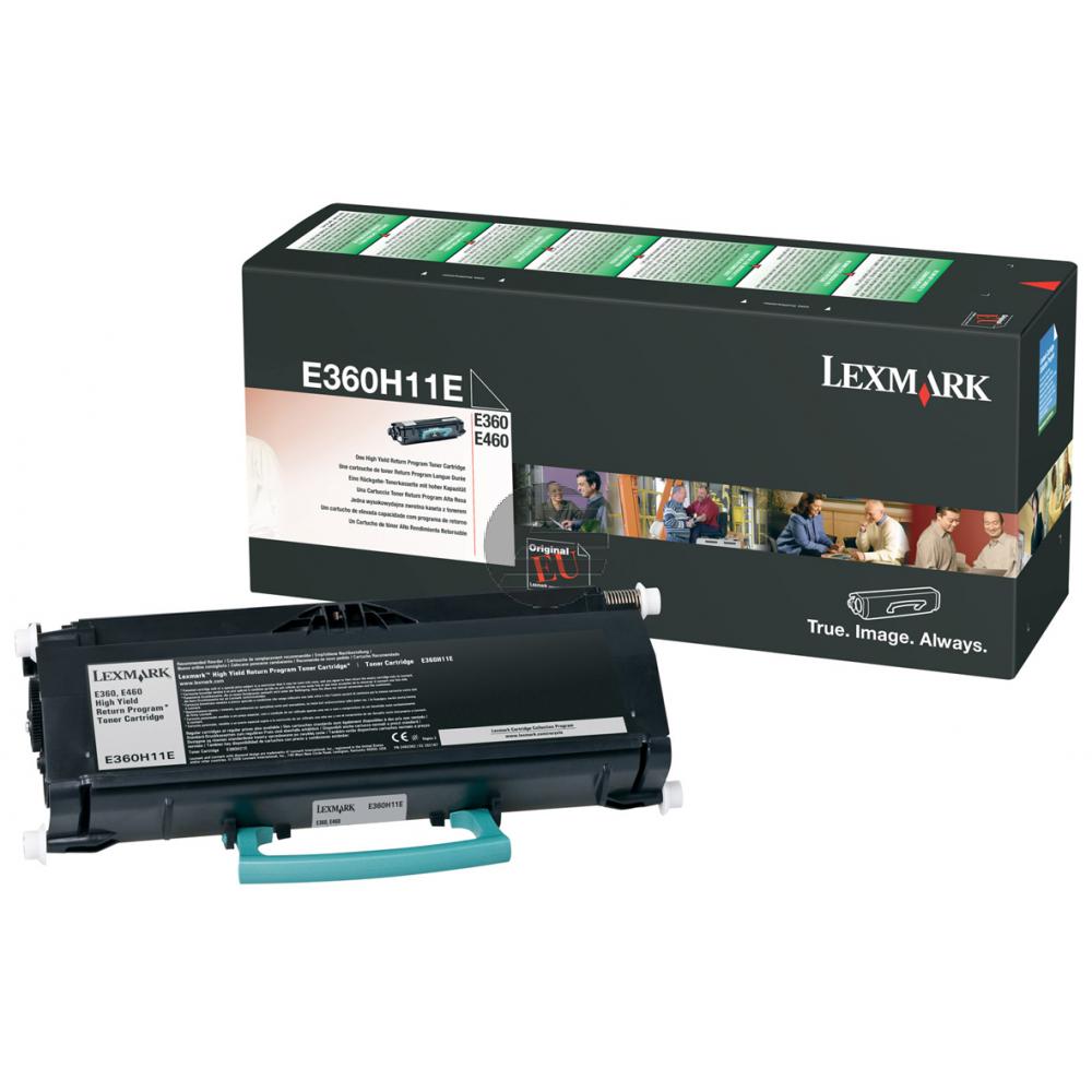 Lexmark Toner-Kartusche Return schwarz HC (E360H11E)