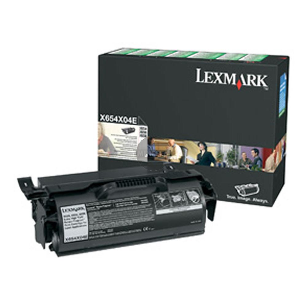 Lexmark Toner-Kartusche Prebate schwarz HC plus (X654X04A)