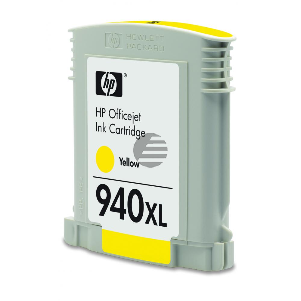 HP Tintenpatrone gelb HC (C4909AE, 940XL)