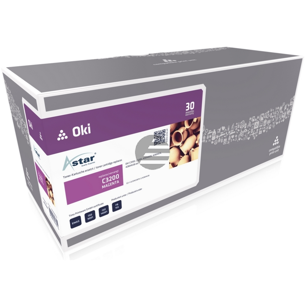 Astar Toner-Kit magenta HC (AS12538) ersetzt 42804538