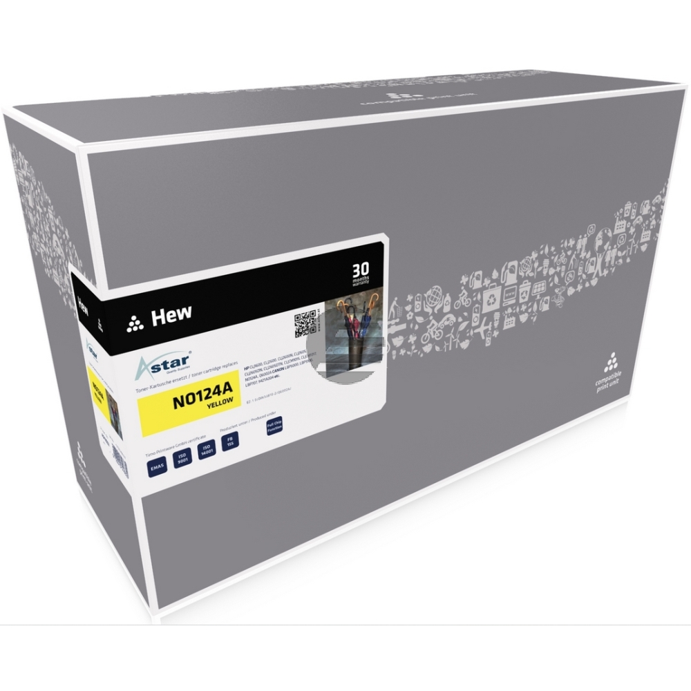 Astar Toner-Kartusche gelb (AS13002) ersetzt 124A