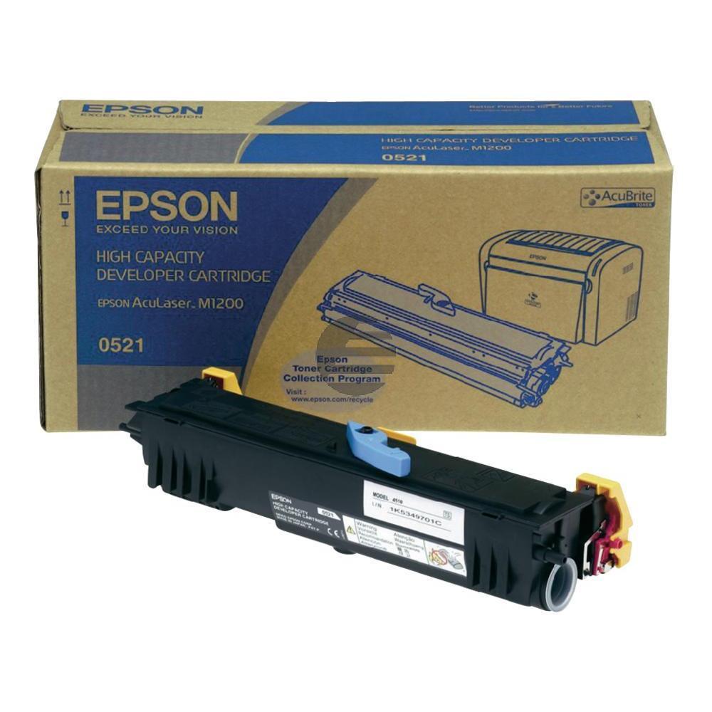 Epson Toner-Kartusche schwarz HC (C13S050521, 0521)