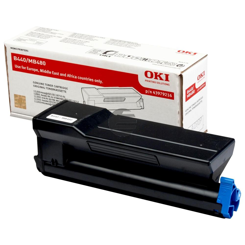 OKI Toner-Kit schwarz HC plus + (43979216)