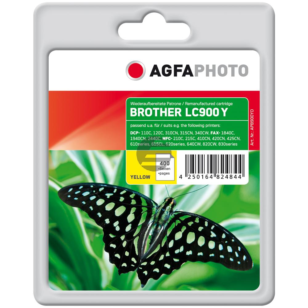 Agfaphoto Tintenpatrone gelb (APB900YD) ersetzt LC-900Y