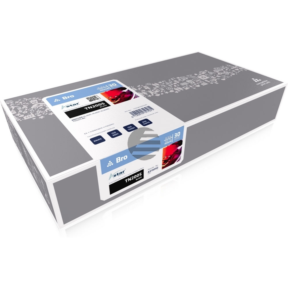Astar Toner-Kit schwarz (AS19302) ersetzt TN-2005