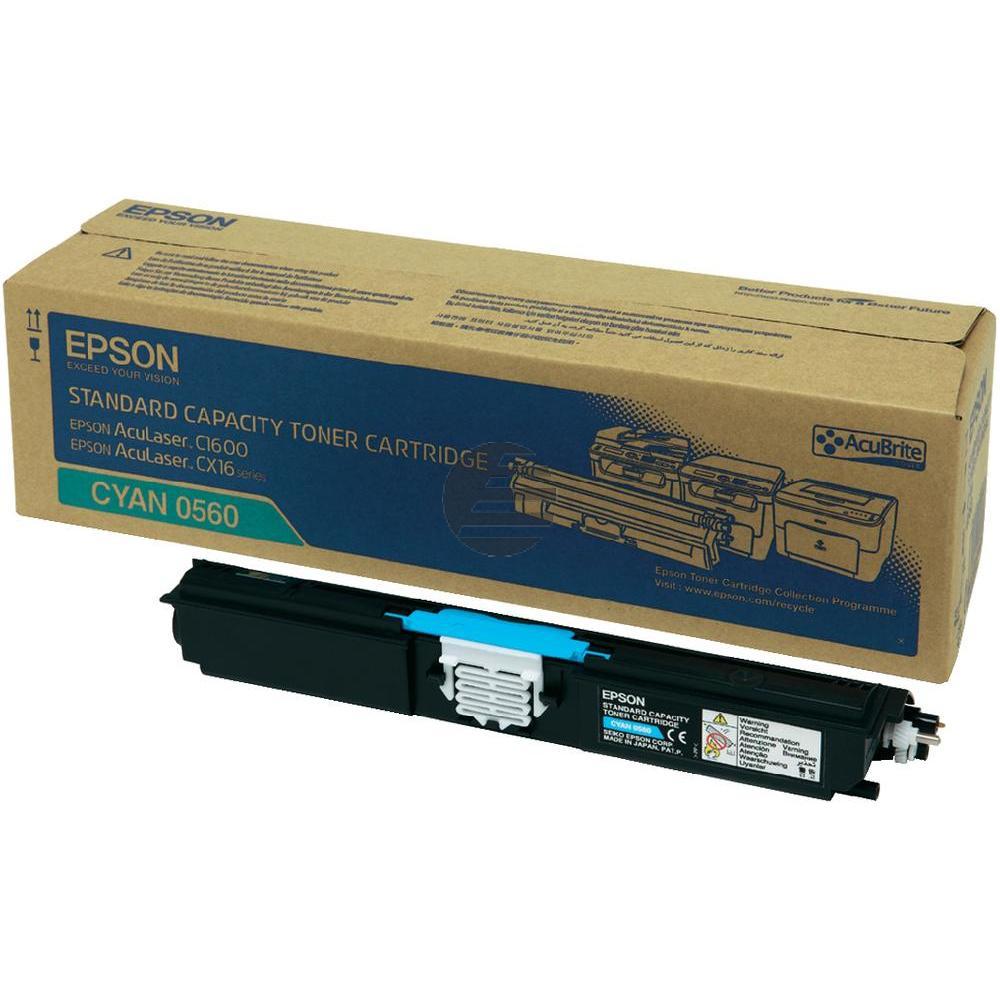Epson Toner-Kit cyan (C13S050560, 0560)