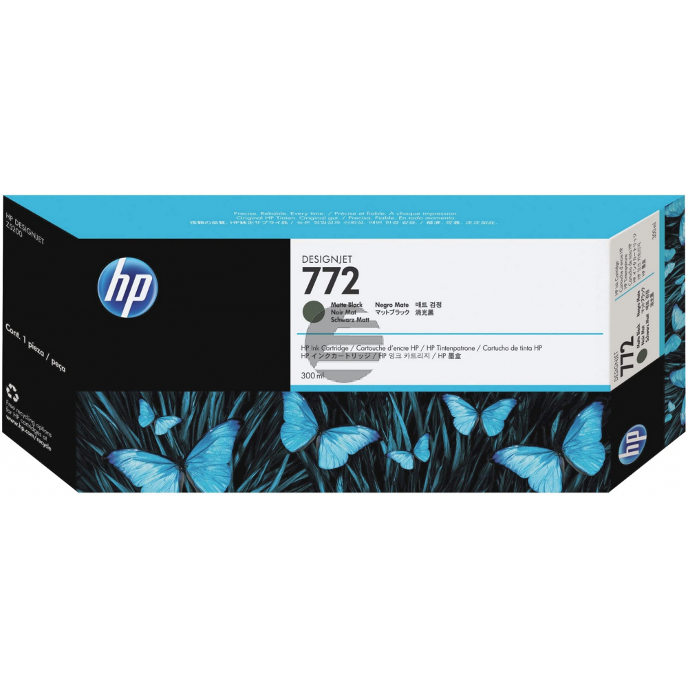 HP Tintendruckkopf schwarz matt (CN635A, 772)