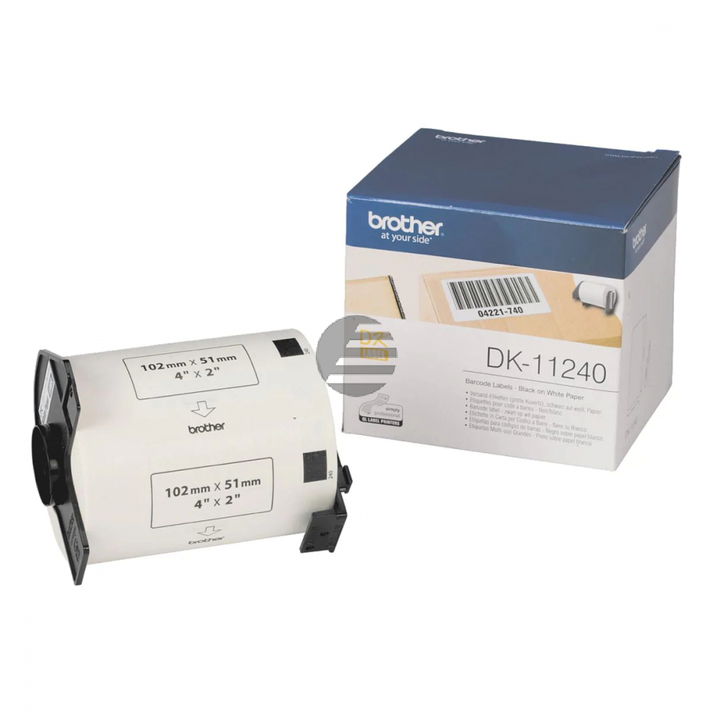 Brother Versand-Etiketten weiß 102mm x 51mm (DK-11240)