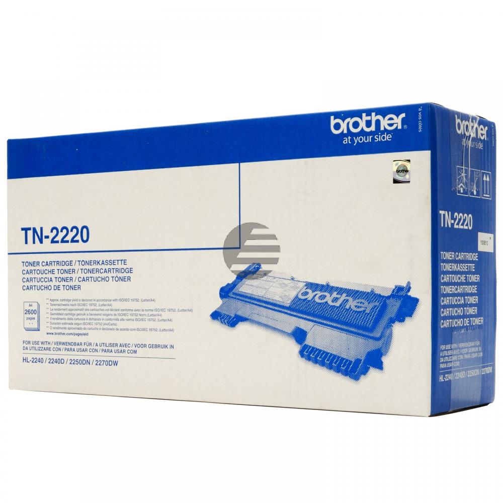 Brother Toner-Kit schwarz HC (TN-2220)