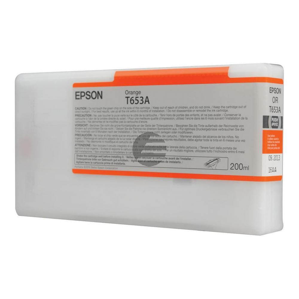 Epson Tintenpatrone orange (C13T653A00, T653A)
