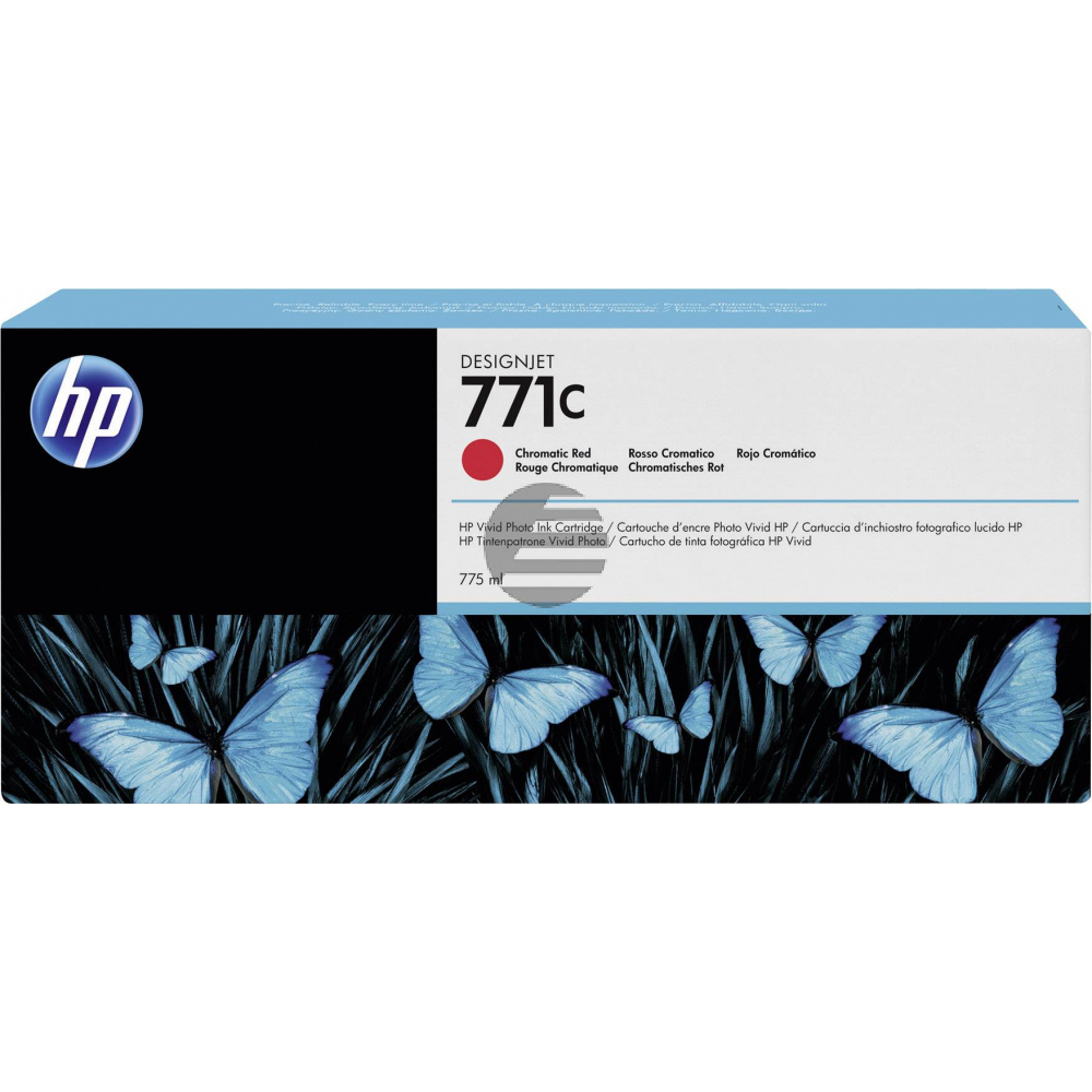HP Tintenpatrone chromatic rot (CE038A, 771)