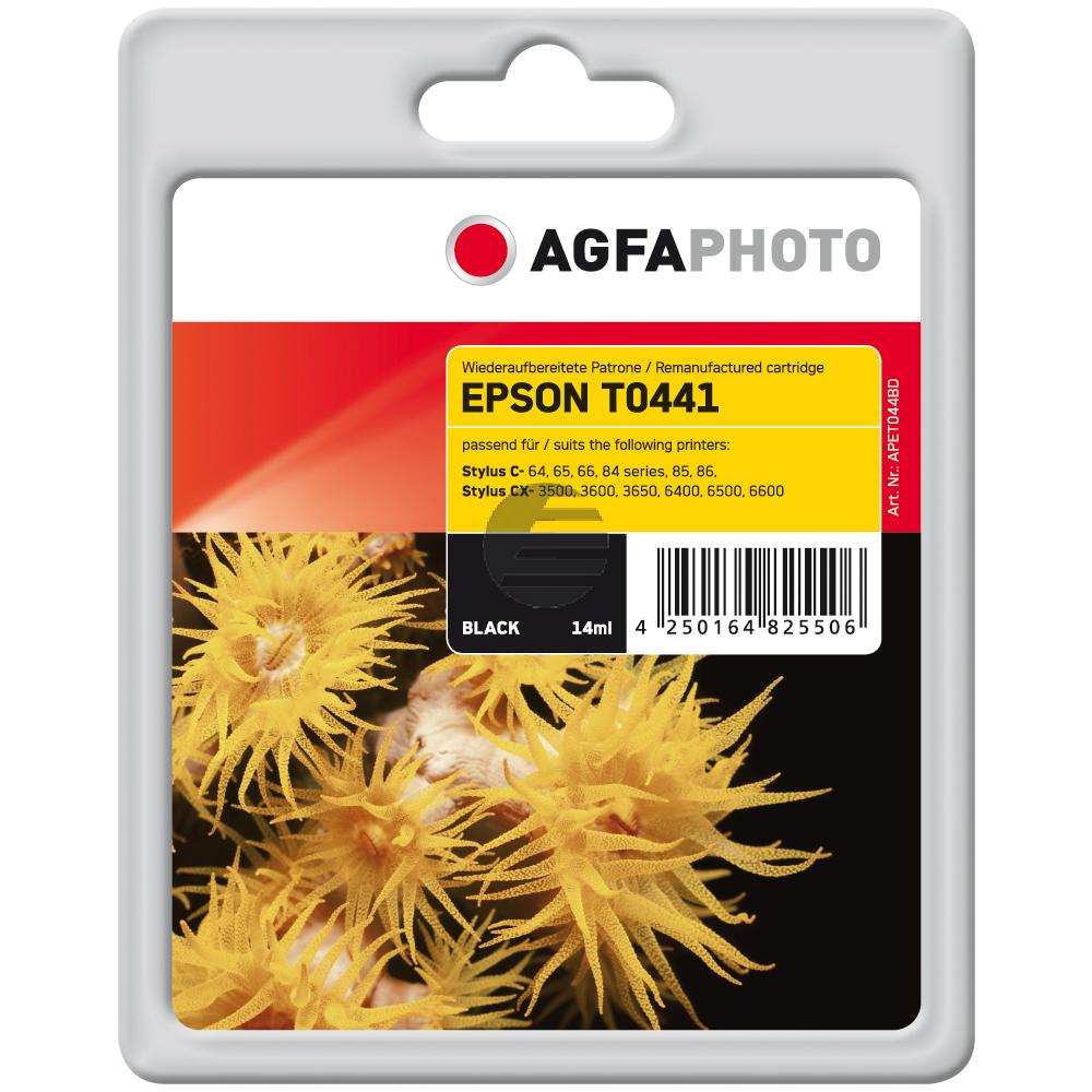 Agfaphoto Tintenpatrone schwarz (APET044BD) ersetzt T0441