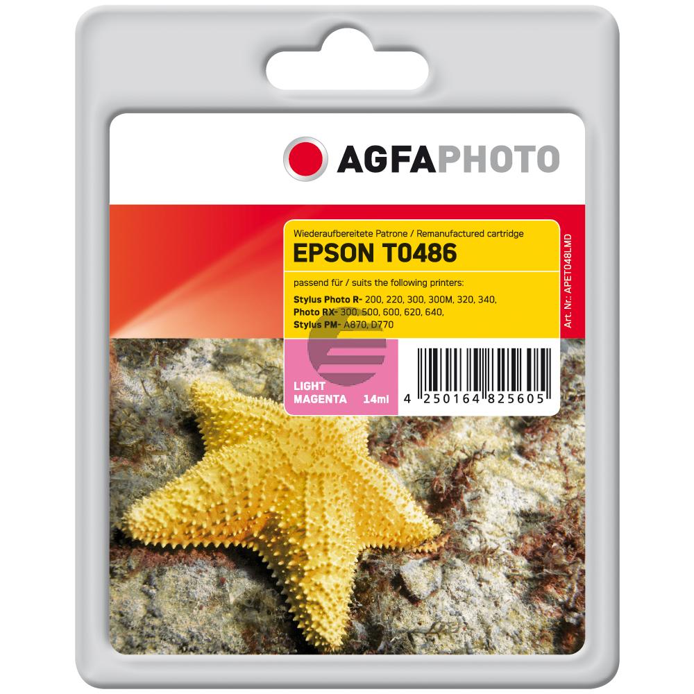 Agfaphoto Tintenpatrone magenta light (APET048LMD) ersetzt T0486