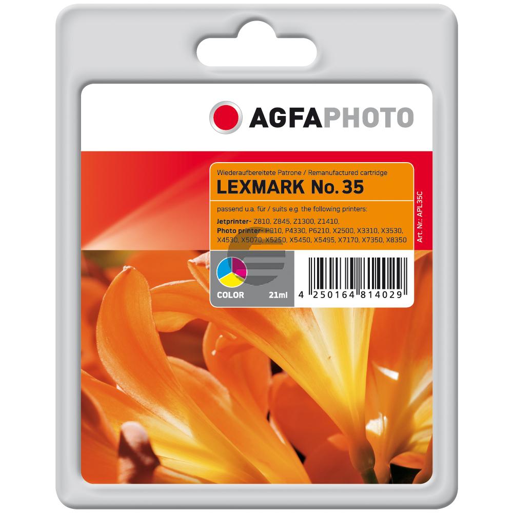 Agfaphoto Tintendruckkopf cyan/magenta/gelb HC (APL35C) ersetzt 35