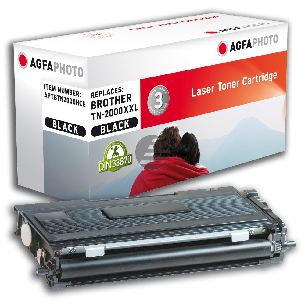Agfaphoto Toner-Kit schwarz HC (APTBTN2000HCE) ersetzt TN-2000