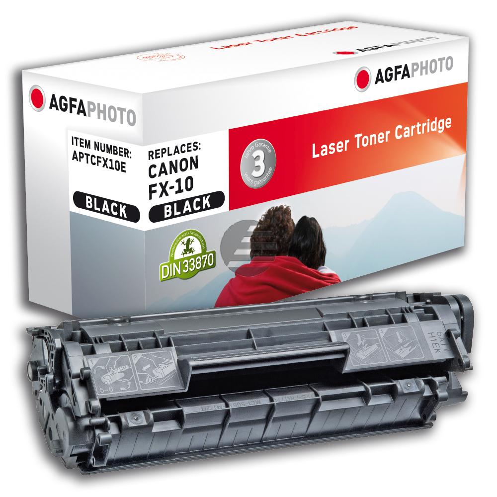 Agfaphoto Toner-Kartusche schwarz (APTCFX10E) ersetzt FX-10, TC-02 Agfaphoto Toner-Kartusche schwarz (APTCFX10E) ersetzt FX-10, TC-02