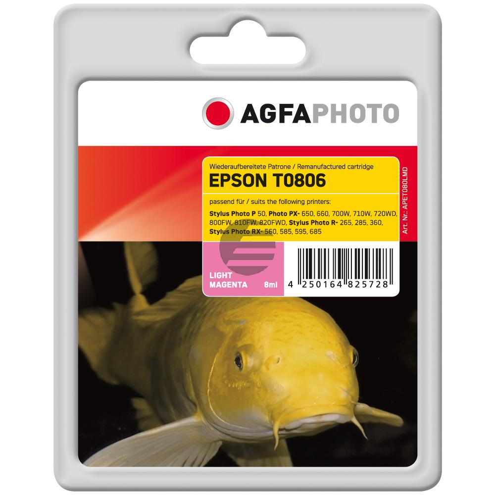Agfaphoto Tintenpatrone magenta light (APET080LMD) ersetzt T0806