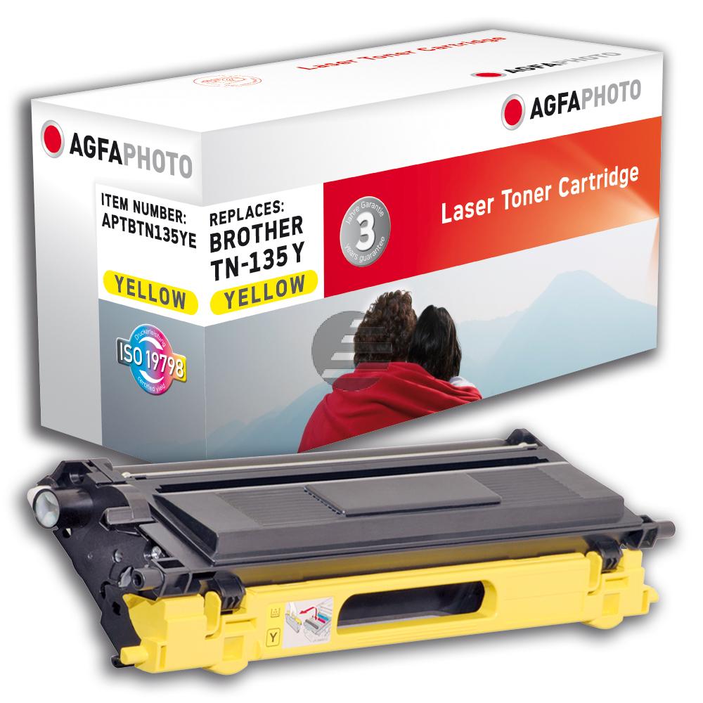 Agfaphoto Toner-Kit gelb HC (APTBTN135YE) ersetzt TN-135Y