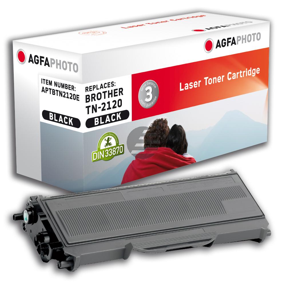 Agfaphoto Toner-Kit schwarz HC (APTBTN2120E) ersetzt TN-2120