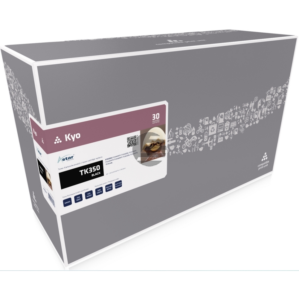 Astar Toner-Kit schwarz (AS11350) ersetzt TK-350 Astar Toner-Kit schwarz (AS11350) ersetzt TK-350