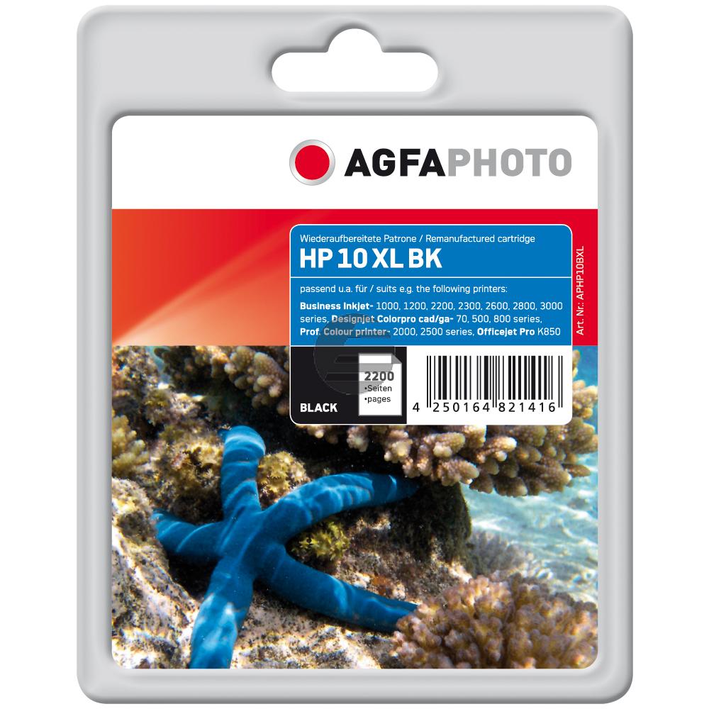 Agfaphoto Tintenpatrone schwarz HC (APHP10BXL) ersetzt 10
