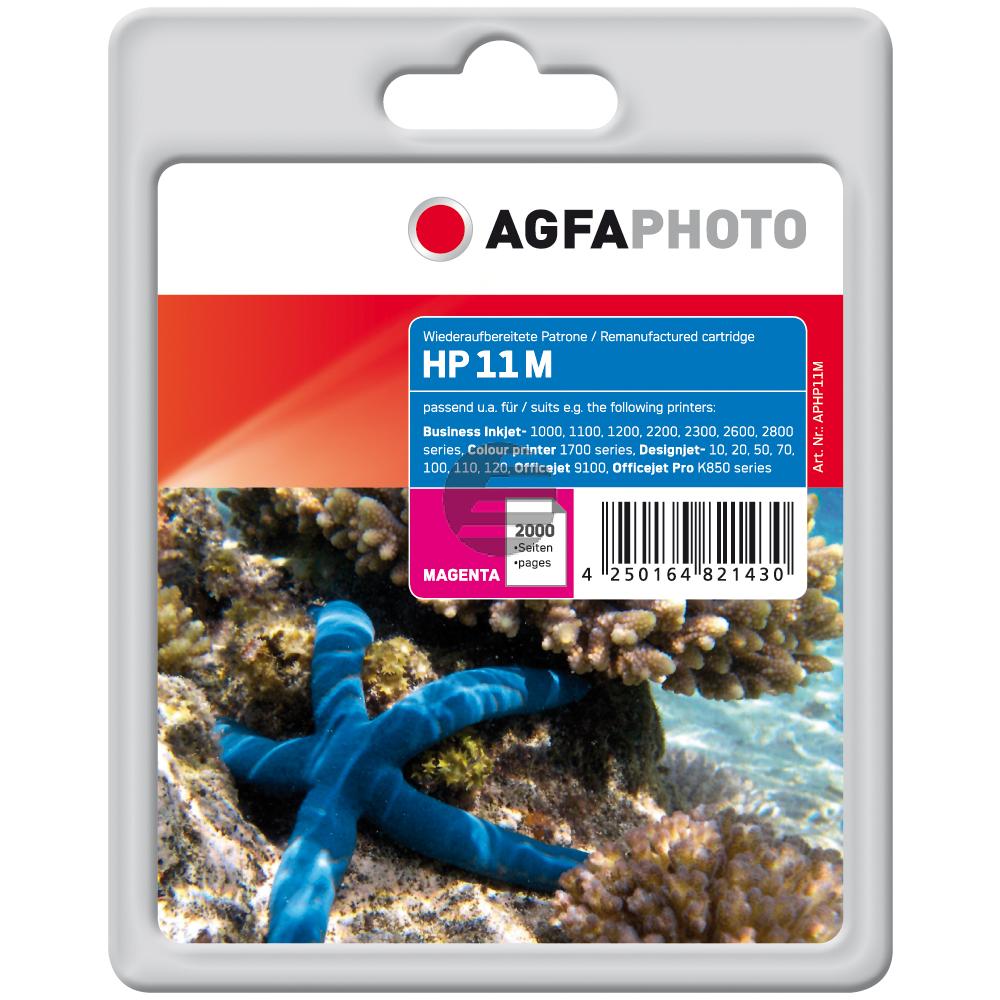 Agfaphoto Tintenpatrone magenta HC (APHP11M) ersetzt 11