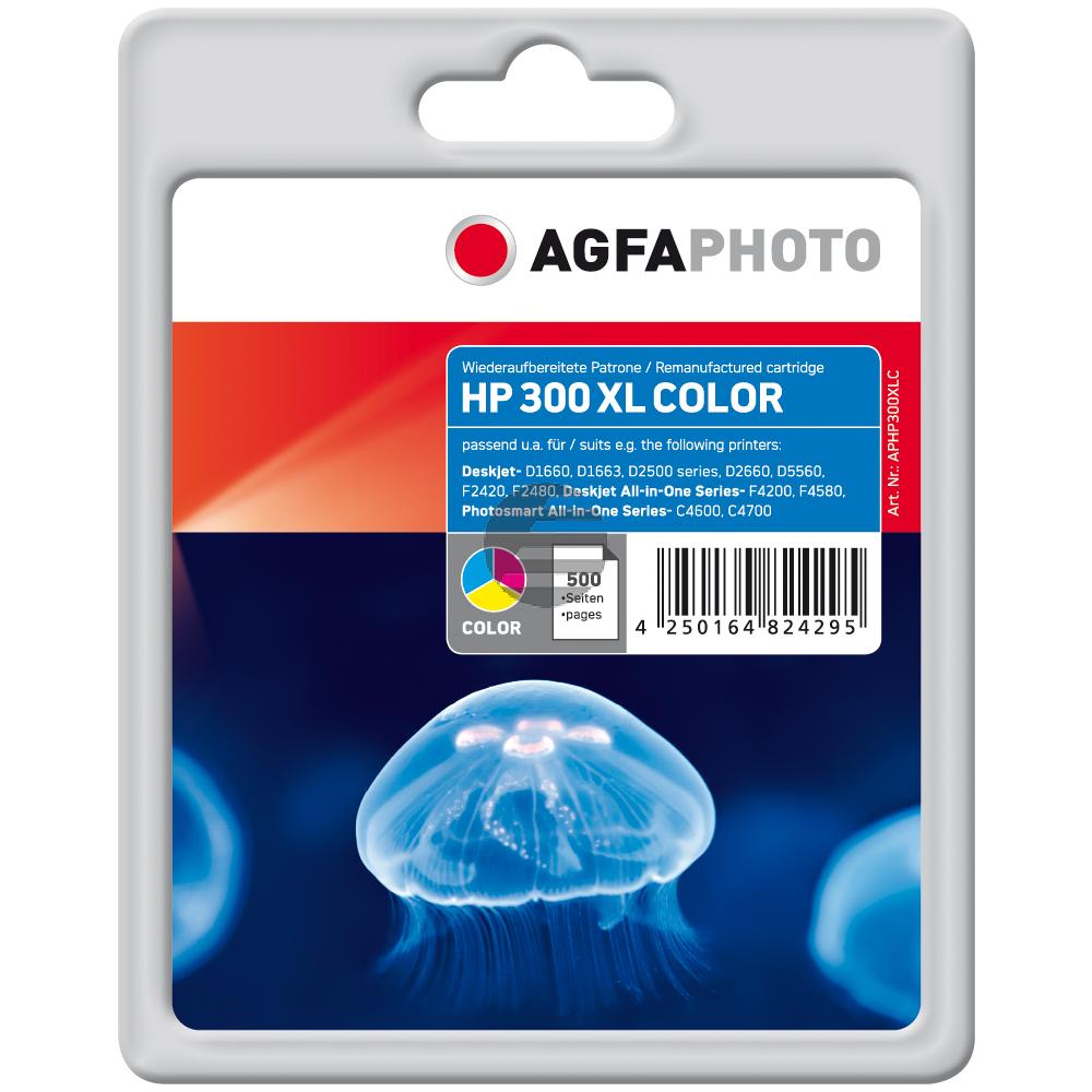 Agfaphoto Tintendruckkopf cyan/magenta/gelb HC (APHP300XLC) ersetzt 300XL