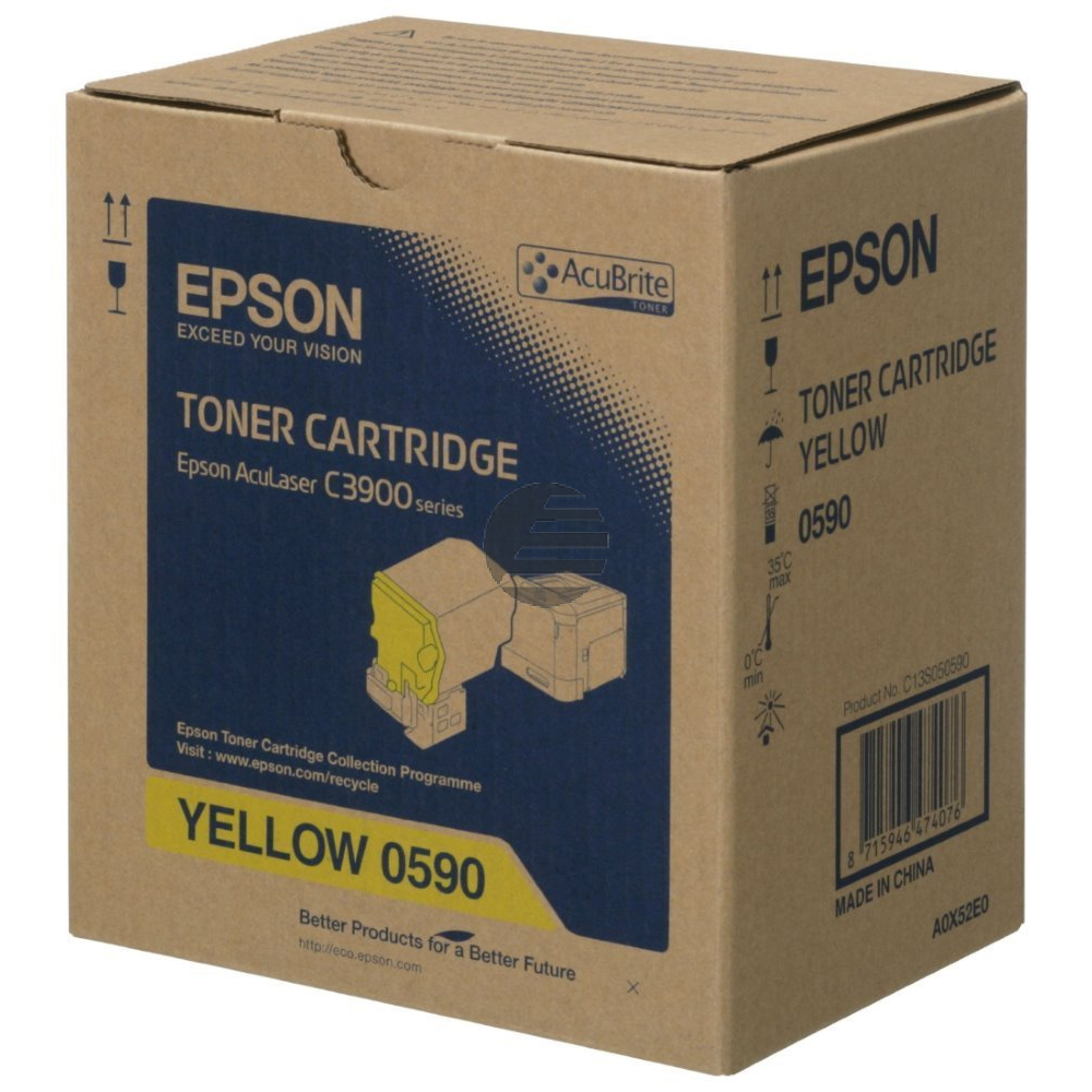 Epson Toner-Kit gelb (C13S050590, 0590)