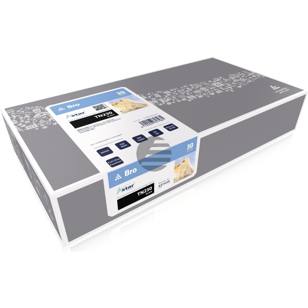 Astar Toner-Kit schwarz (AS11230) ersetzt TN-230BK Astar Toner-Kit schwarz (AS11230) ersetzt TN-230BK