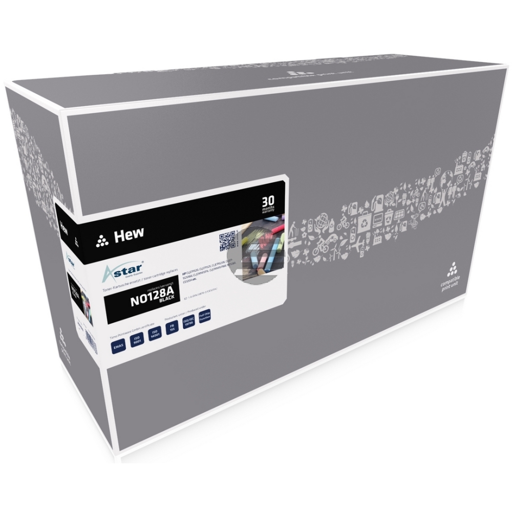 Astar Toner-Kartusche schwarz (AS11023) ersetzt 128A Astar Toner-Kartusche schwarz (AS11023) ersetzt 128A