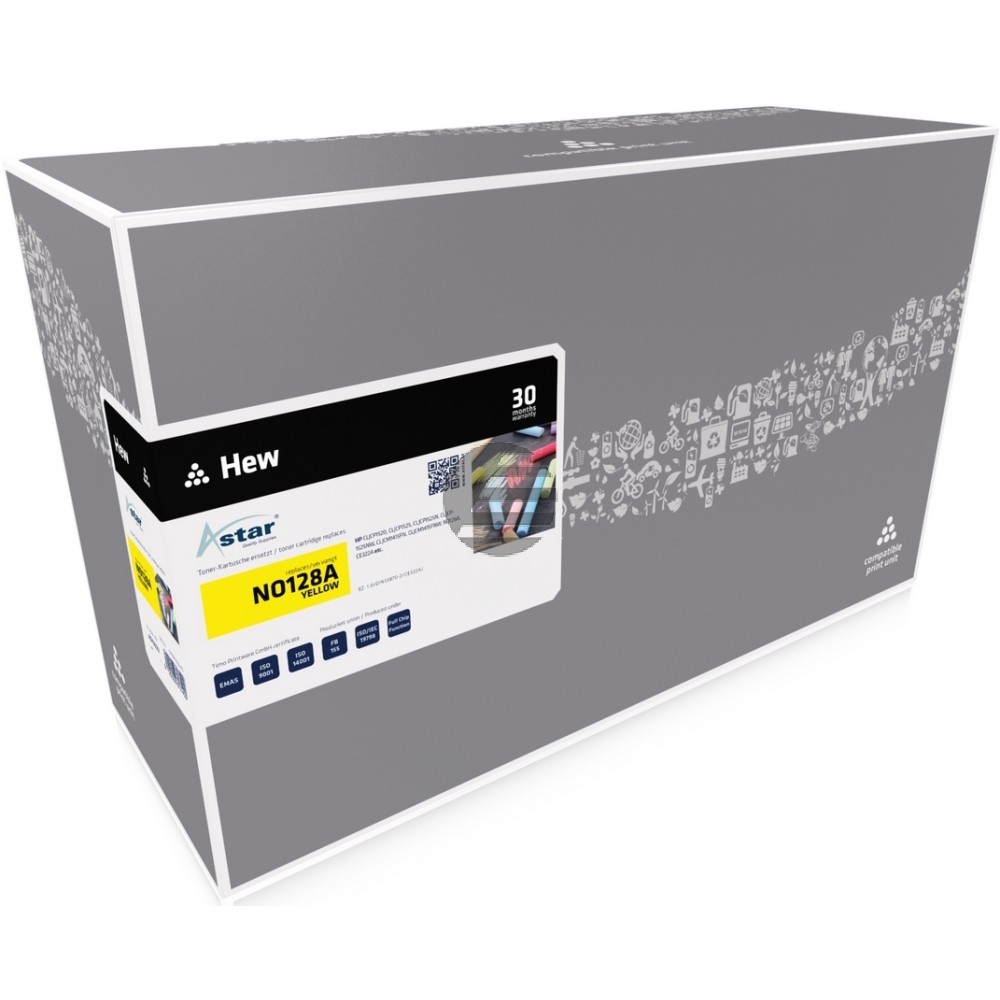 Astar Toner-Kartusche gelb (AS13322) ersetzt 128A