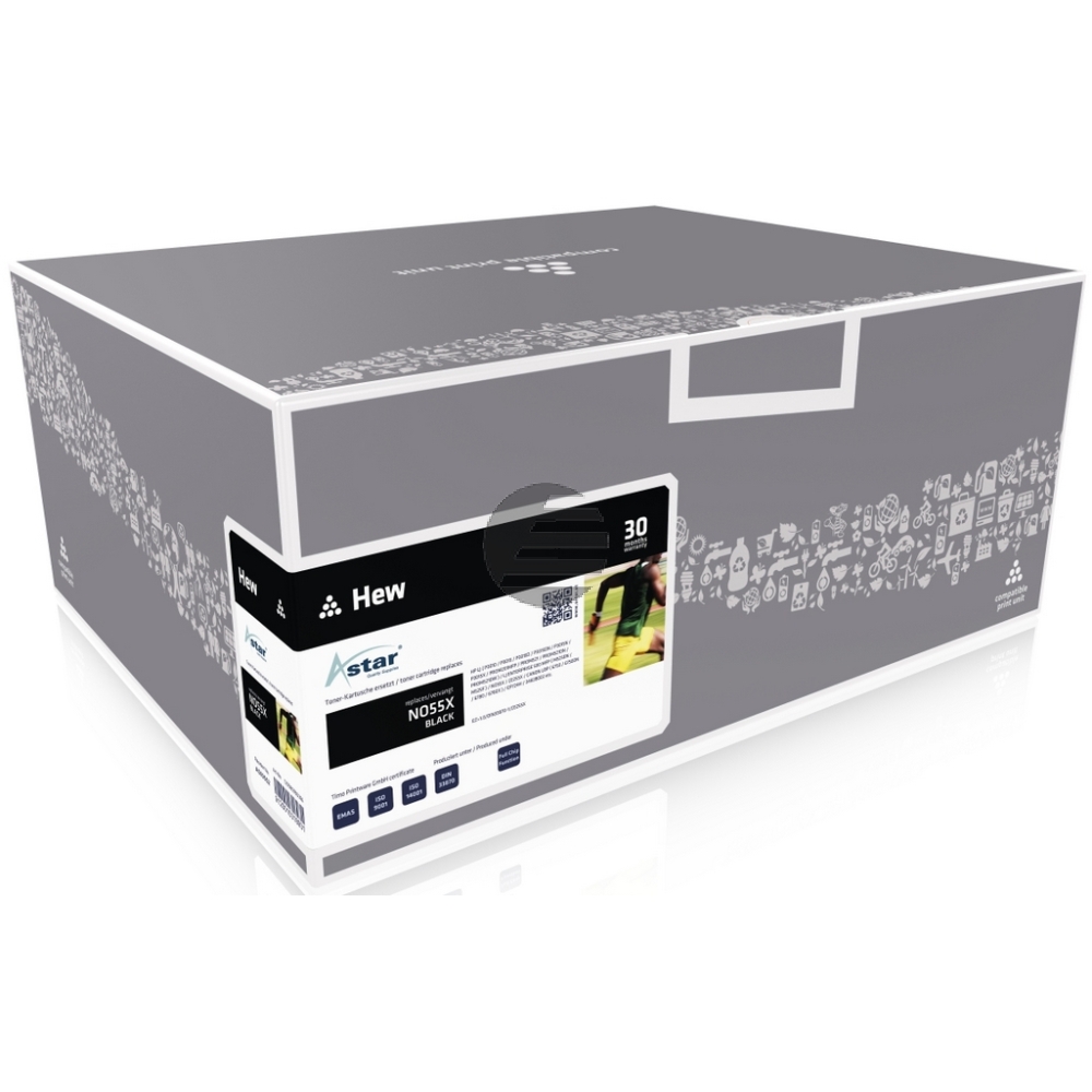 Astar Toner-Kartusche schwarz HC (AS10552) ersetzt 55X Astar Toner-Kartusche schwarz HC (AS10552) ersetzt 55X