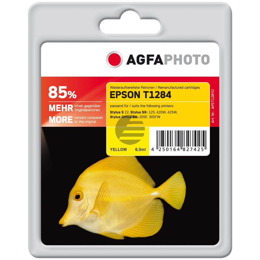 Agfaphoto Tintenpatrone gelb (APET128YD) ersetzt T1284