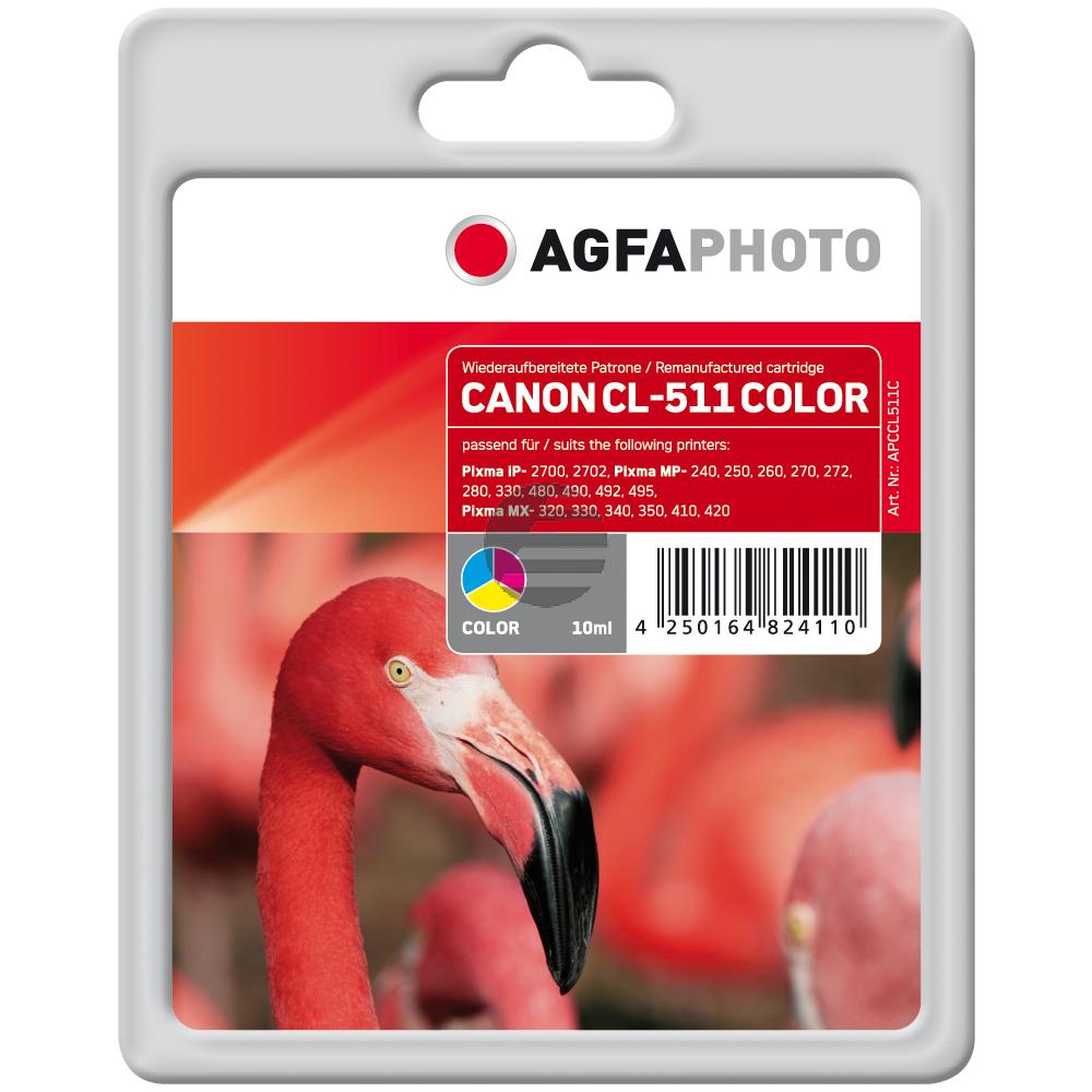 Agfaphoto Tintendruckkopf cyan/magenta/gelb (APCCL511C) ersetzt CL-511