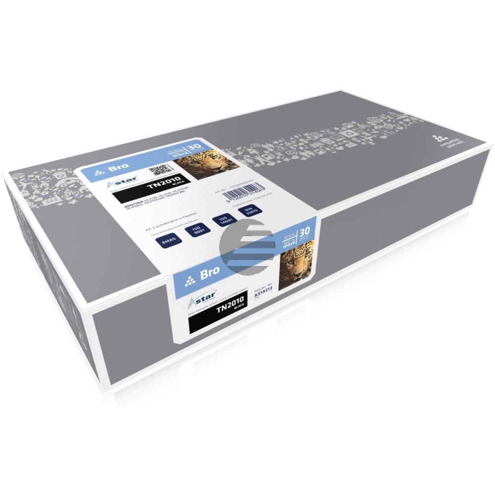 Astar Toner-Kit schwarz HC (AS19213) ersetzt TN-2010 Astar Toner-Kit schwarz HC (AS19213) ersetzt TN-2010