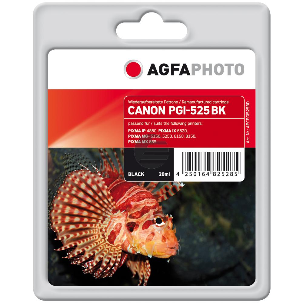 Agfaphoto Tintenpatrone schwarz photo (APCPGI525BD) ersetzt PGI-525PGBK